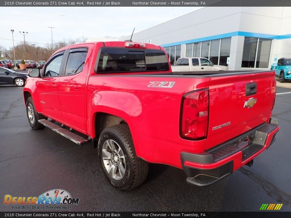 2016 Chevrolet Colorado Z71 Crew Cab 4x4 Red Hot / Jet Black Photo #4
