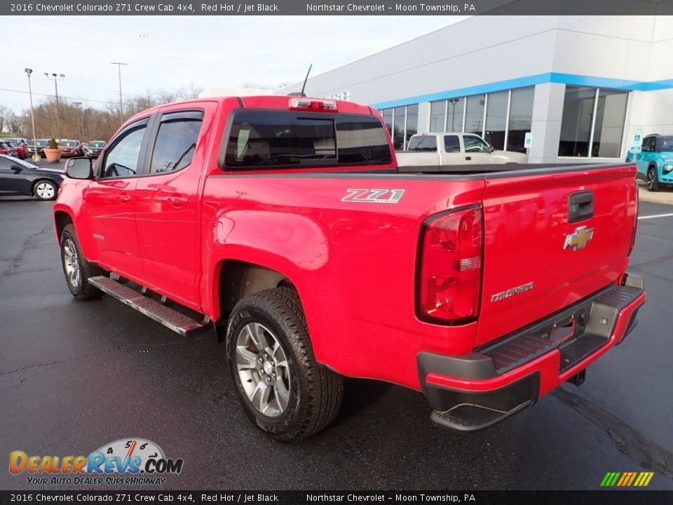 2016 Chevrolet Colorado Z71 Crew Cab 4x4 Red Hot / Jet Black Photo #4