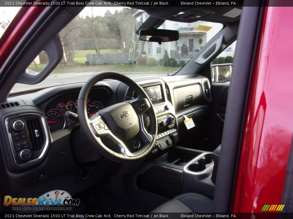 2021 Chevrolet Silverado 1500 LT Trail Boss Crew Cab 4x4 Cherry Red Tintcoat / Jet Black Photo #14