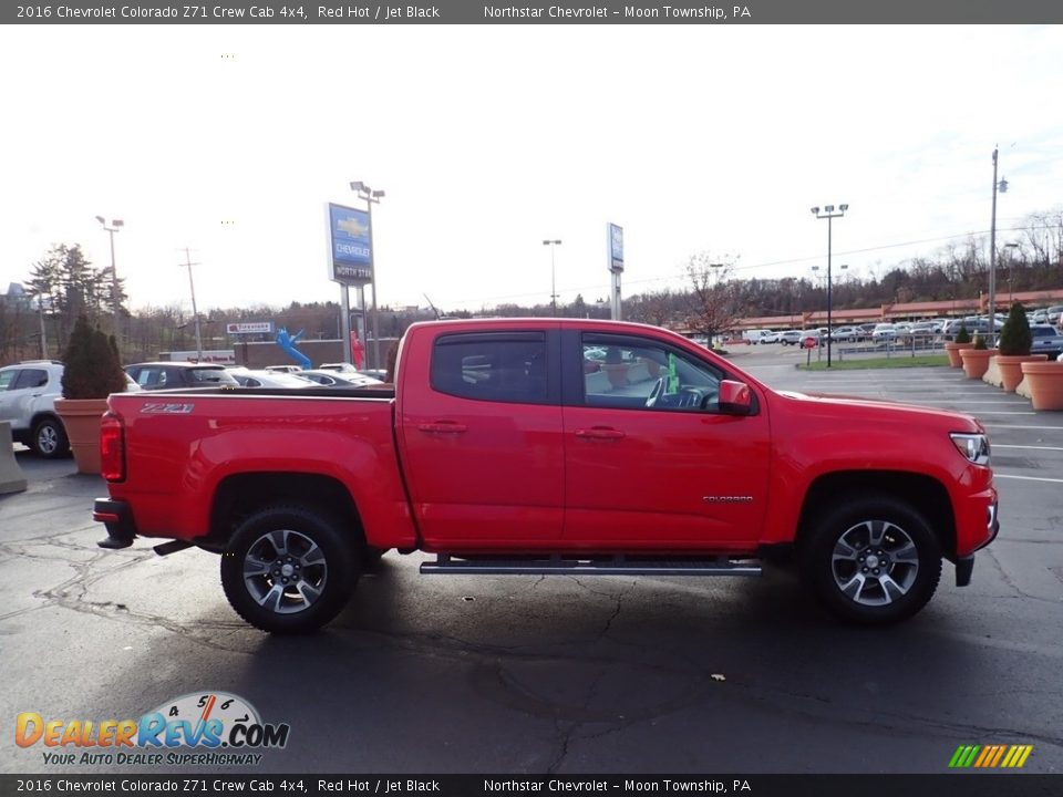 2016 Chevrolet Colorado Z71 Crew Cab 4x4 Red Hot / Jet Black Photo #9