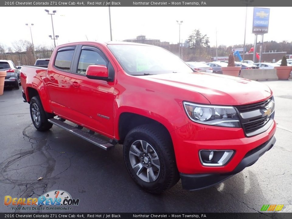 2016 Chevrolet Colorado Z71 Crew Cab 4x4 Red Hot / Jet Black Photo #10