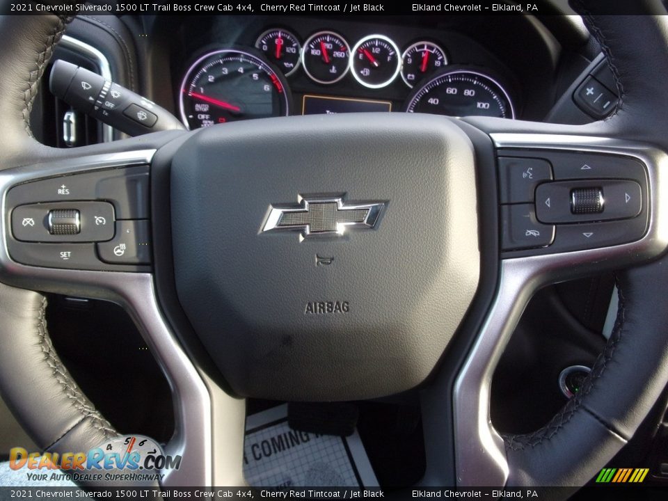 2021 Chevrolet Silverado 1500 LT Trail Boss Crew Cab 4x4 Cherry Red Tintcoat / Jet Black Photo #20