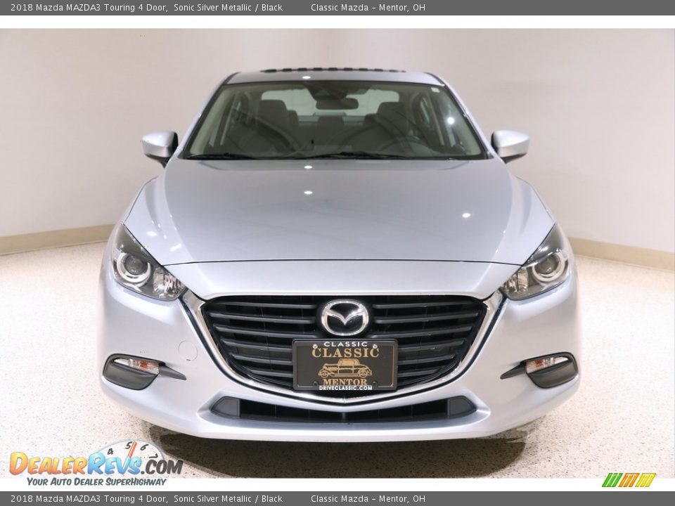 2018 Mazda MAZDA3 Touring 4 Door Sonic Silver Metallic / Black Photo #2