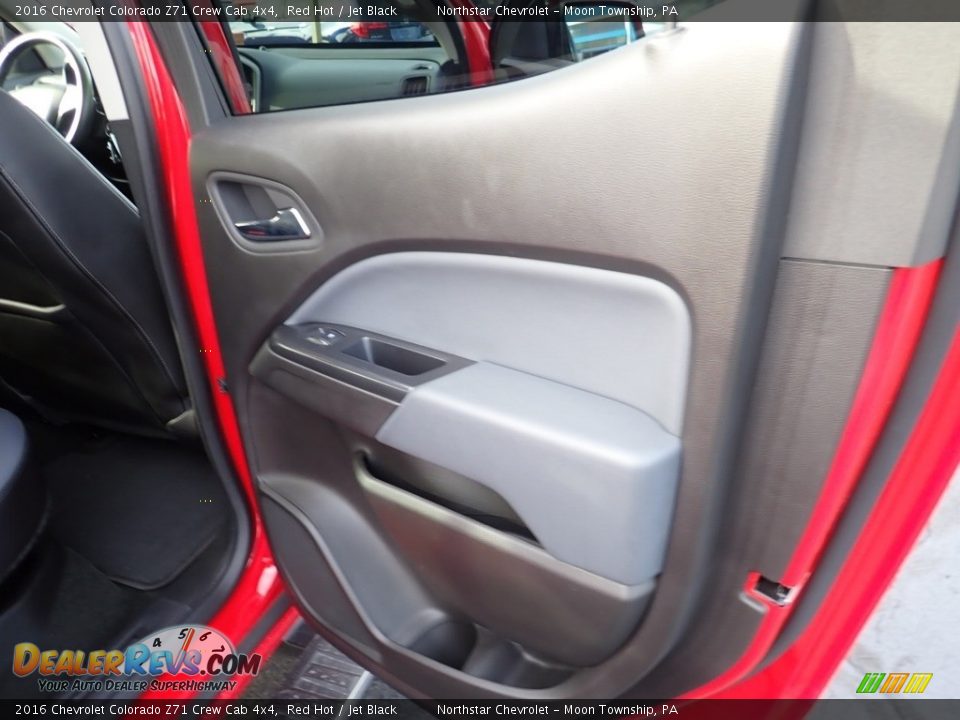 2016 Chevrolet Colorado Z71 Crew Cab 4x4 Red Hot / Jet Black Photo #19