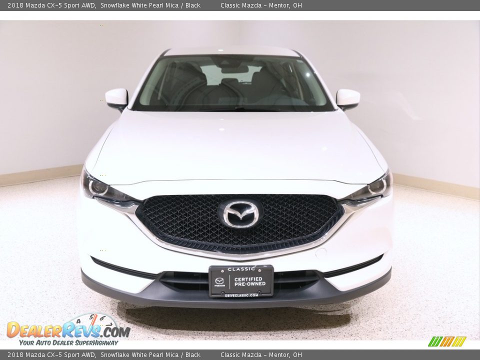 2018 Mazda CX-5 Sport AWD Snowflake White Pearl Mica / Black Photo #2