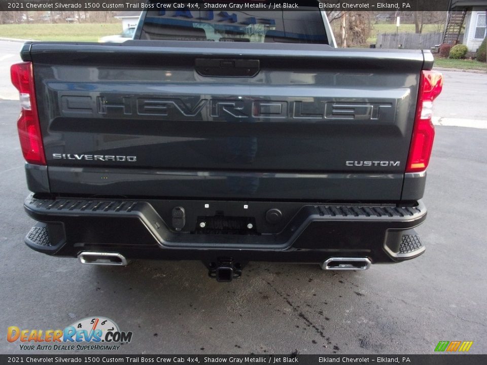2021 Chevrolet Silverado 1500 Custom Trail Boss Crew Cab 4x4 Shadow Gray Metallic / Jet Black Photo #4