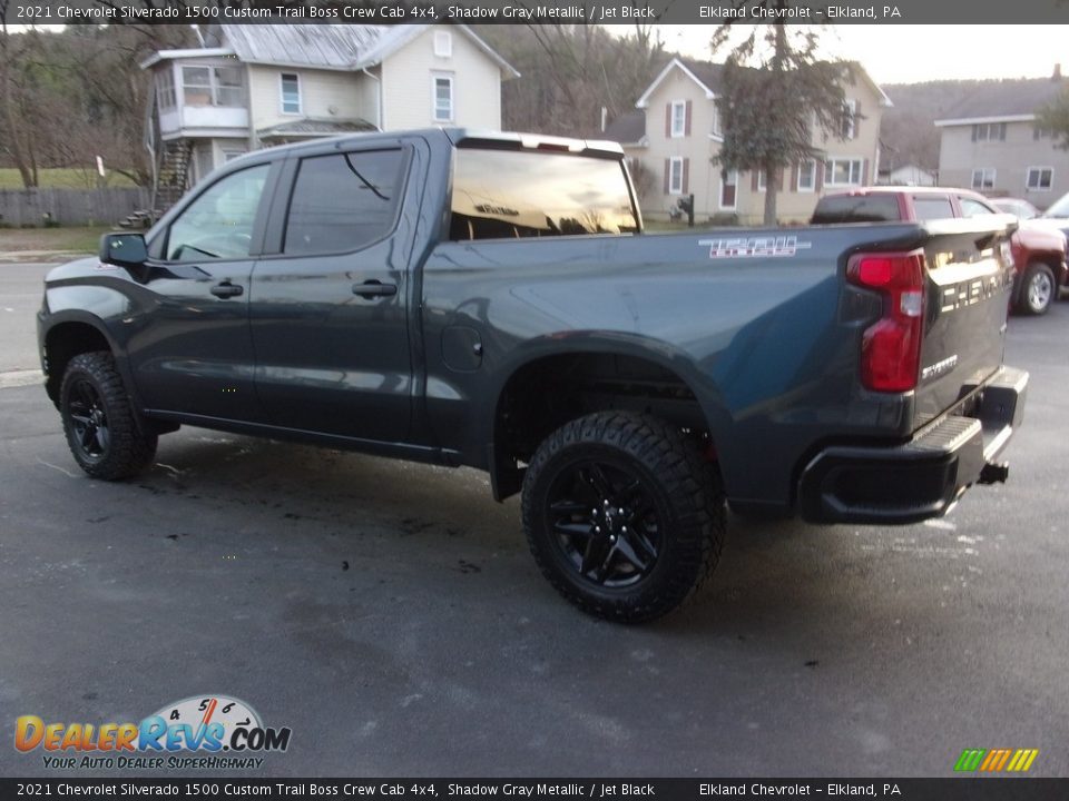 2021 Chevrolet Silverado 1500 Custom Trail Boss Crew Cab 4x4 Shadow Gray Metallic / Jet Black Photo #5