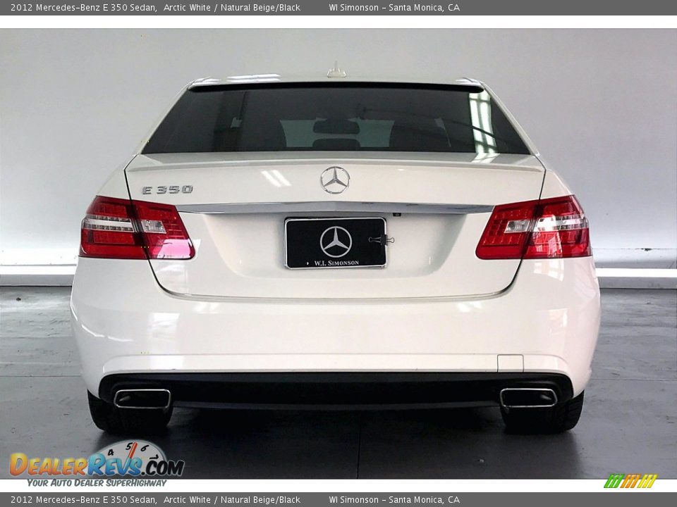 2012 Mercedes-Benz E 350 Sedan Arctic White / Natural Beige/Black Photo #3