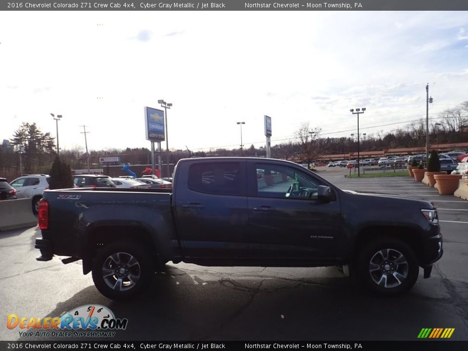 2016 Chevrolet Colorado Z71 Crew Cab 4x4 Cyber Gray Metallic / Jet Black Photo #9