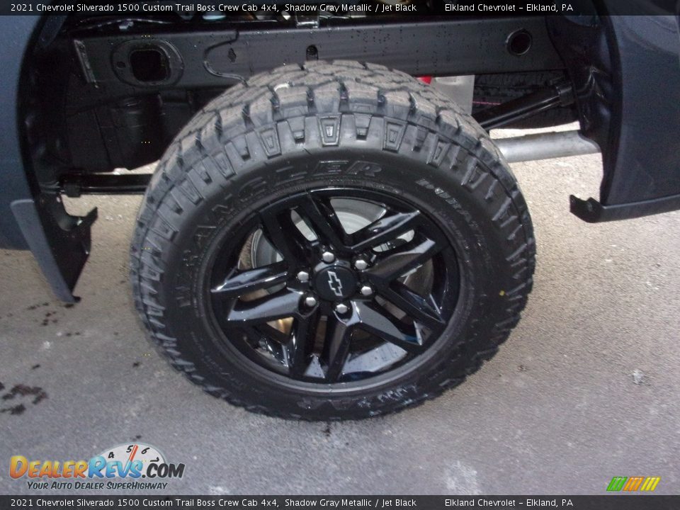 2021 Chevrolet Silverado 1500 Custom Trail Boss Crew Cab 4x4 Shadow Gray Metallic / Jet Black Photo #10