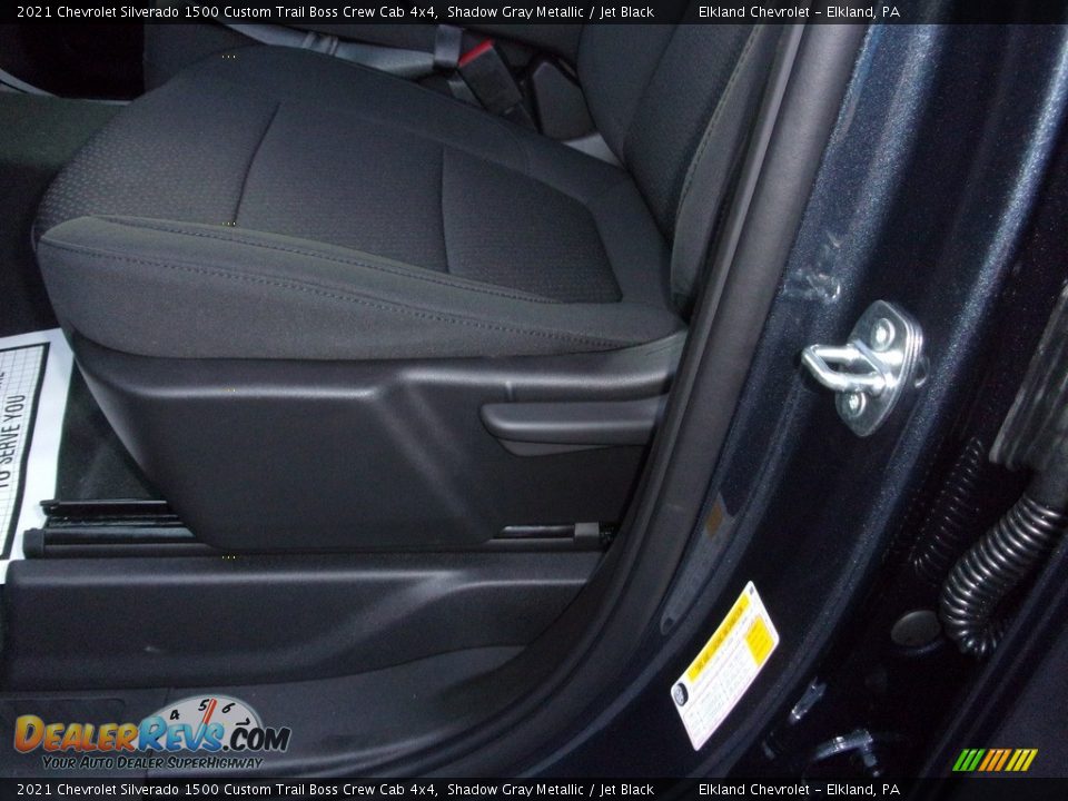 2021 Chevrolet Silverado 1500 Custom Trail Boss Crew Cab 4x4 Shadow Gray Metallic / Jet Black Photo #14