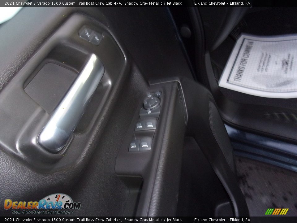 2021 Chevrolet Silverado 1500 Custom Trail Boss Crew Cab 4x4 Shadow Gray Metallic / Jet Black Photo #15