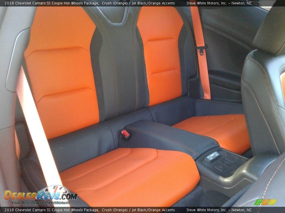 Rear Seat of 2018 Chevrolet Camaro SS Coupe Hot Wheels Package Photo #17