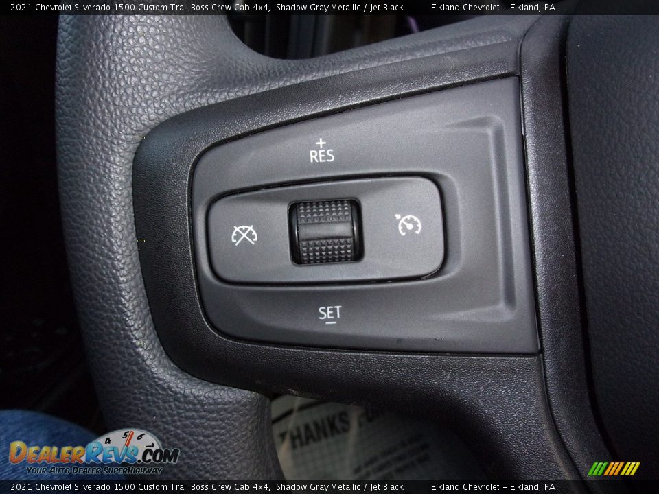 2021 Chevrolet Silverado 1500 Custom Trail Boss Crew Cab 4x4 Shadow Gray Metallic / Jet Black Photo #18