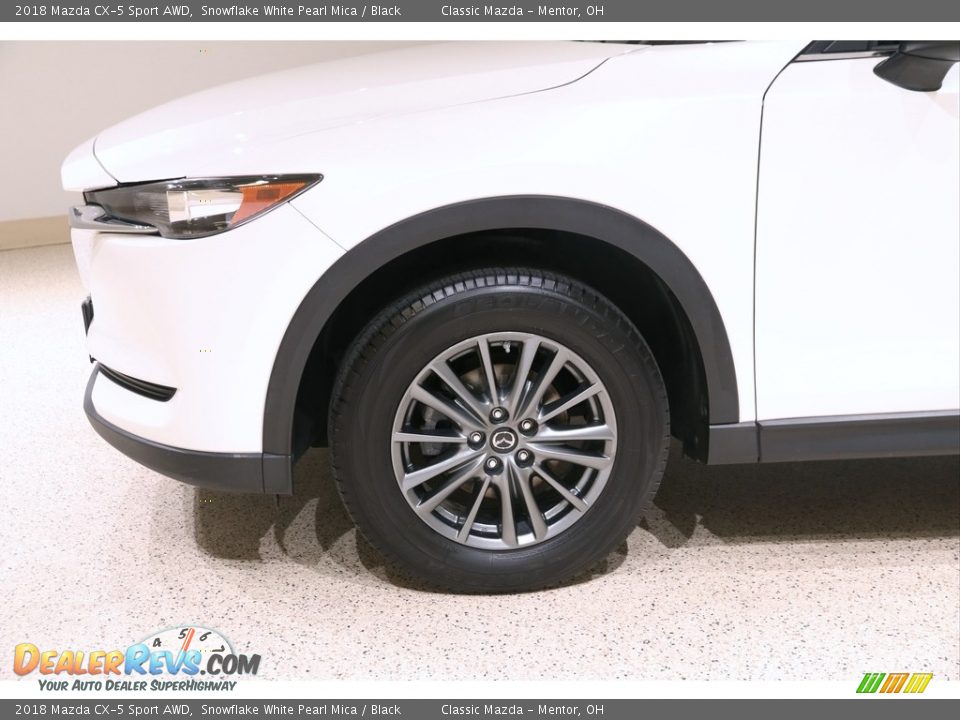 2018 Mazda CX-5 Sport AWD Snowflake White Pearl Mica / Black Photo #23