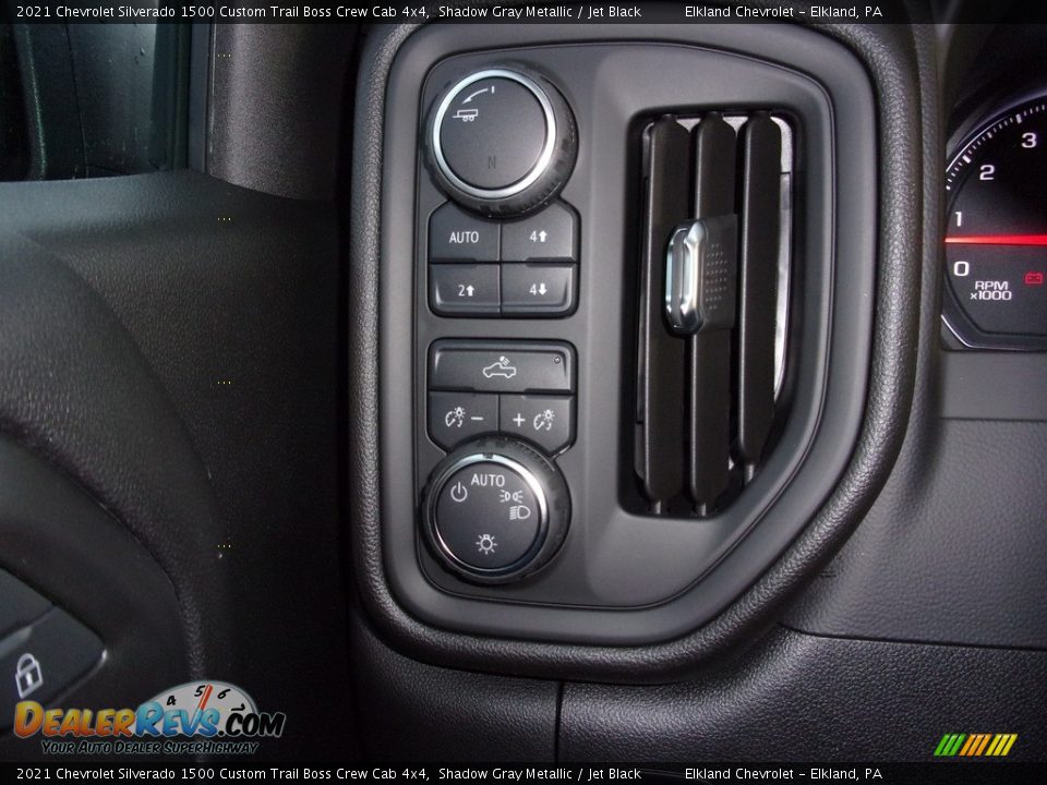 2021 Chevrolet Silverado 1500 Custom Trail Boss Crew Cab 4x4 Shadow Gray Metallic / Jet Black Photo #19