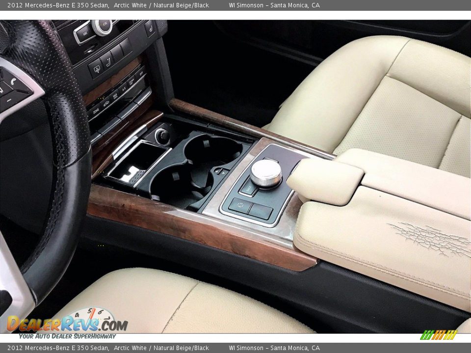 2012 Mercedes-Benz E 350 Sedan Arctic White / Natural Beige/Black Photo #17