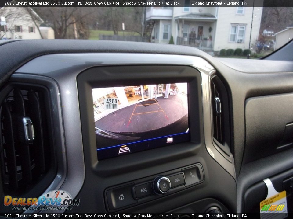 2021 Chevrolet Silverado 1500 Custom Trail Boss Crew Cab 4x4 Shadow Gray Metallic / Jet Black Photo #21