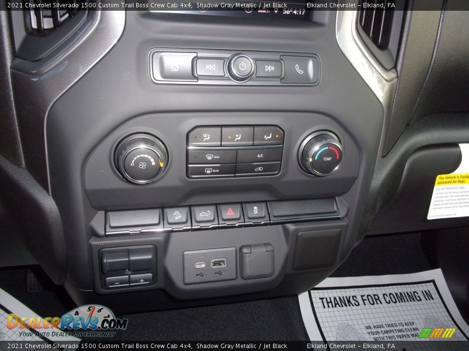2021 Chevrolet Silverado 1500 Custom Trail Boss Crew Cab 4x4 Shadow Gray Metallic / Jet Black Photo #22