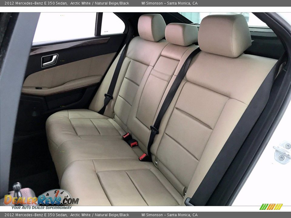 2012 Mercedes-Benz E 350 Sedan Arctic White / Natural Beige/Black Photo #20