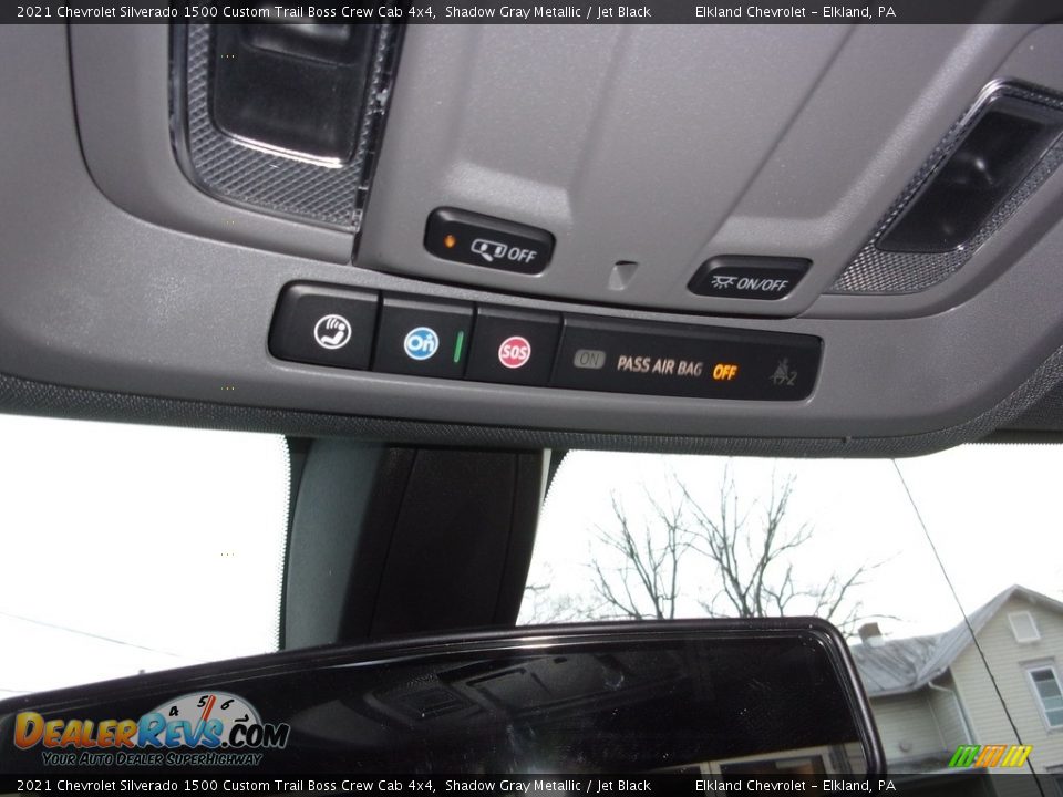 2021 Chevrolet Silverado 1500 Custom Trail Boss Crew Cab 4x4 Shadow Gray Metallic / Jet Black Photo #24