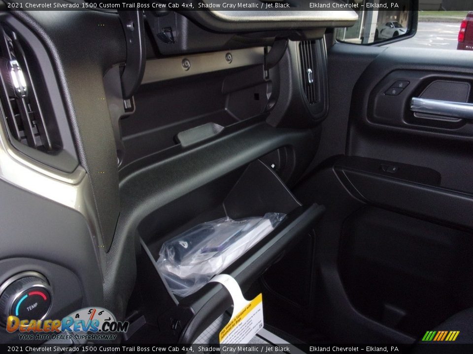 2021 Chevrolet Silverado 1500 Custom Trail Boss Crew Cab 4x4 Shadow Gray Metallic / Jet Black Photo #25