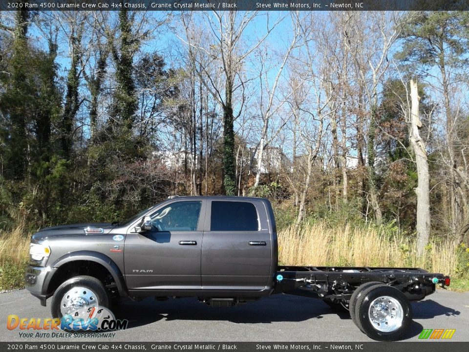 2020 Ram 4500 Laramie Crew Cab 4x4 Chassis Granite Crystal Metallic / Black Photo #1