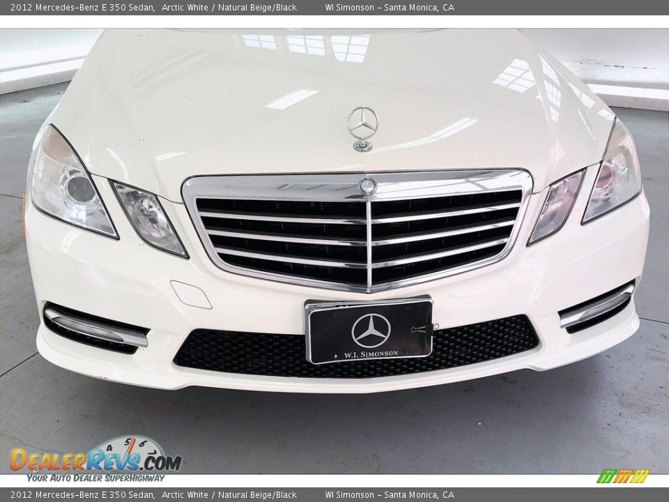 2012 Mercedes-Benz E 350 Sedan Arctic White / Natural Beige/Black Photo #30