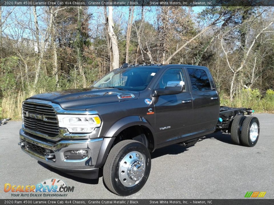 2020 Ram 4500 Laramie Crew Cab 4x4 Chassis Granite Crystal Metallic / Black Photo #2