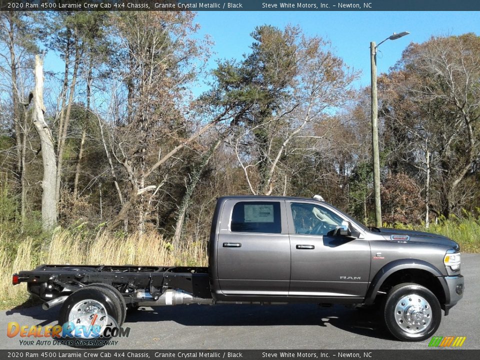2020 Ram 4500 Laramie Crew Cab 4x4 Chassis Granite Crystal Metallic / Black Photo #5