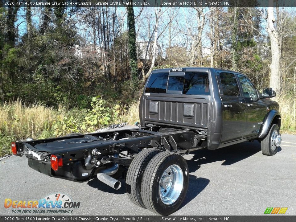 2020 Ram 4500 Laramie Crew Cab 4x4 Chassis Granite Crystal Metallic / Black Photo #6