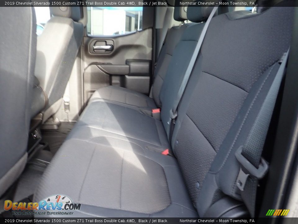 2019 Chevrolet Silverado 1500 Custom Z71 Trail Boss Double Cab 4WD Black / Jet Black Photo #22