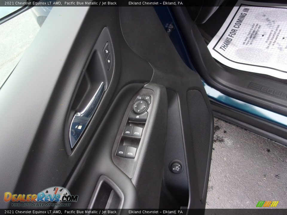 2021 Chevrolet Equinox LT AWD Pacific Blue Metallic / Jet Black Photo #15