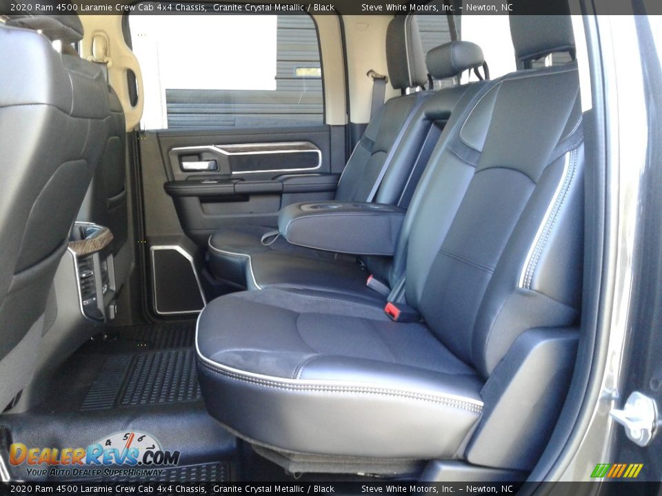 Rear Seat of 2020 Ram 4500 Laramie Crew Cab 4x4 Chassis Photo #13