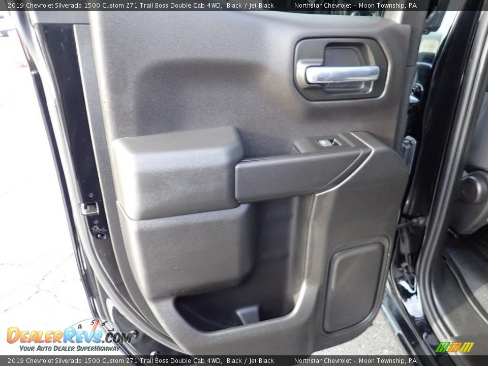 2019 Chevrolet Silverado 1500 Custom Z71 Trail Boss Double Cab 4WD Black / Jet Black Photo #24