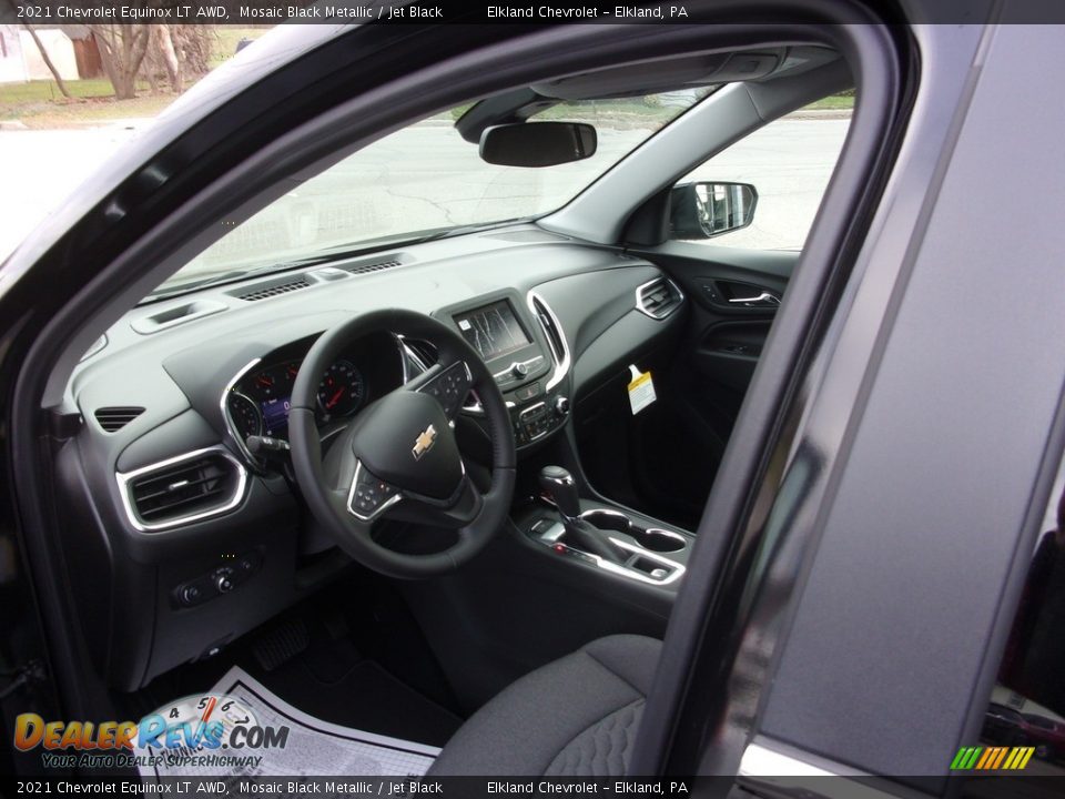 2021 Chevrolet Equinox LT AWD Mosaic Black Metallic / Jet Black Photo #12
