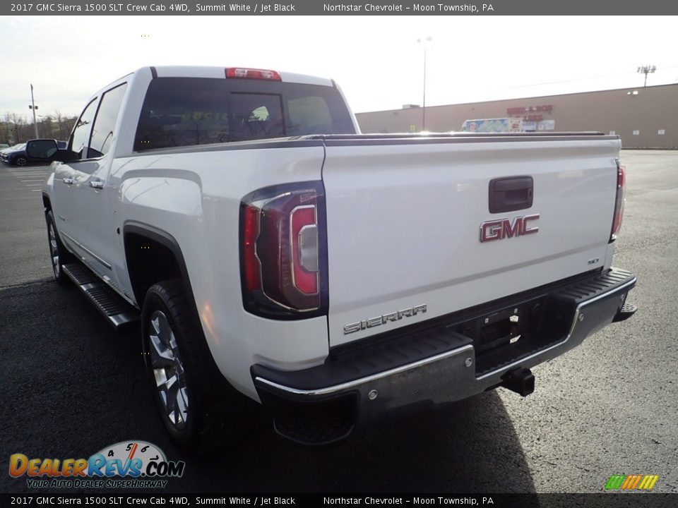 2017 GMC Sierra 1500 SLT Crew Cab 4WD Summit White / Jet Black Photo #2