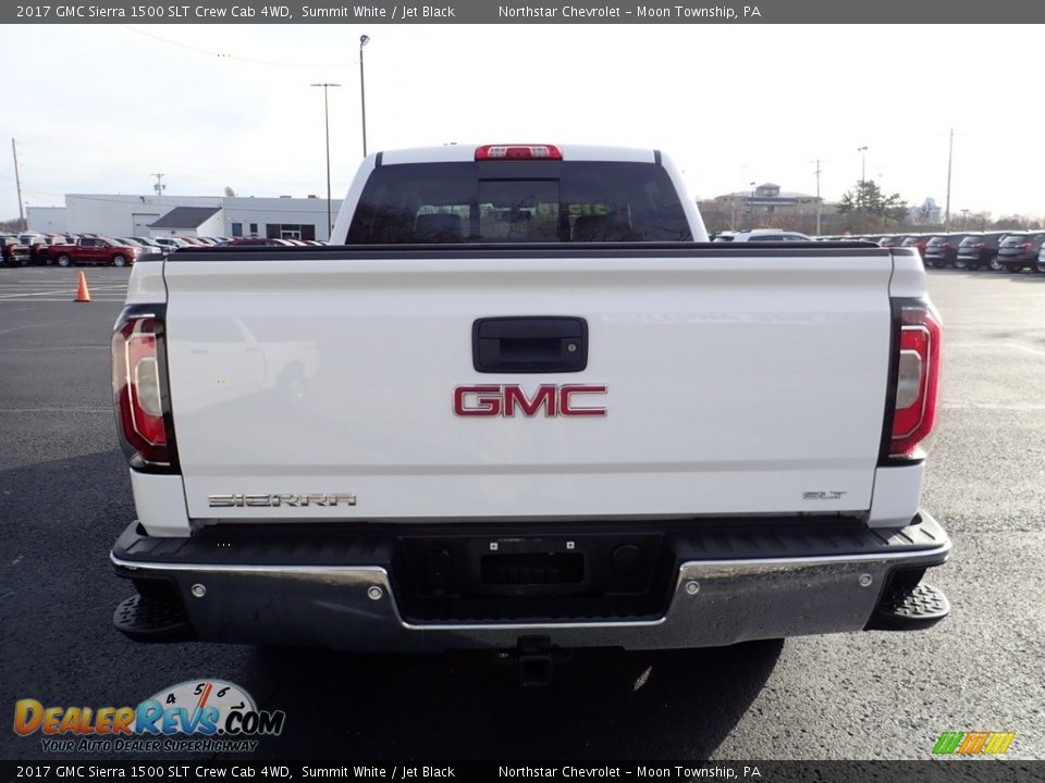 2017 GMC Sierra 1500 SLT Crew Cab 4WD Summit White / Jet Black Photo #3