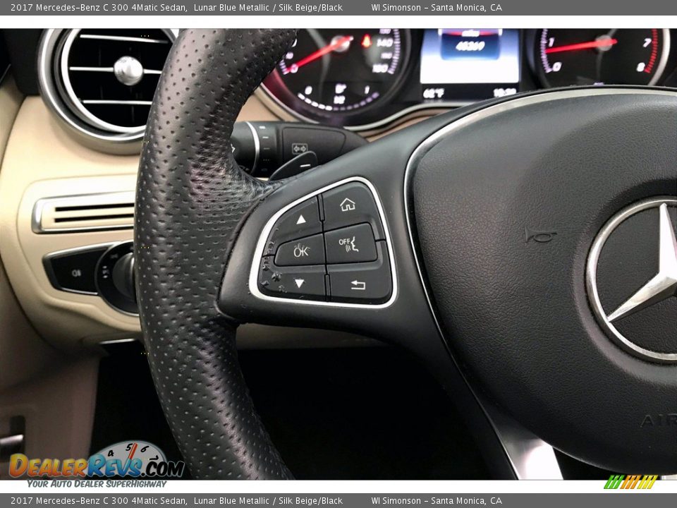 2017 Mercedes-Benz C 300 4Matic Sedan Steering Wheel Photo #21