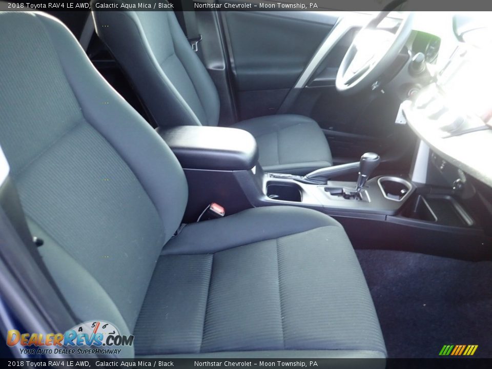 2018 Toyota RAV4 LE AWD Galactic Aqua Mica / Black Photo #15