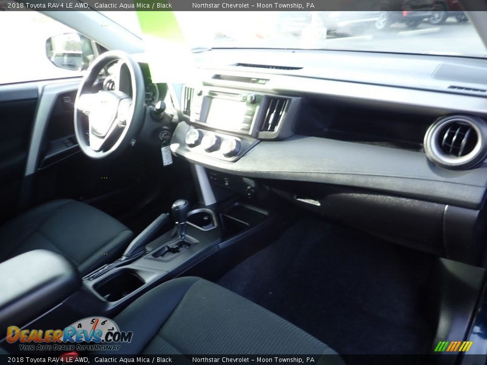 2018 Toyota RAV4 LE AWD Galactic Aqua Mica / Black Photo #16
