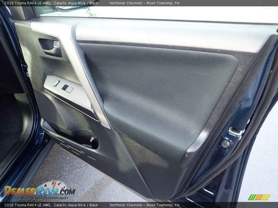 2018 Toyota RAV4 LE AWD Galactic Aqua Mica / Black Photo #17