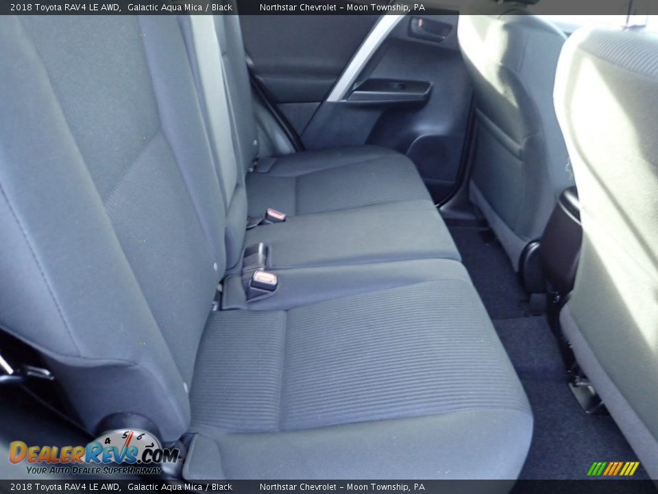 2018 Toyota RAV4 LE AWD Galactic Aqua Mica / Black Photo #18