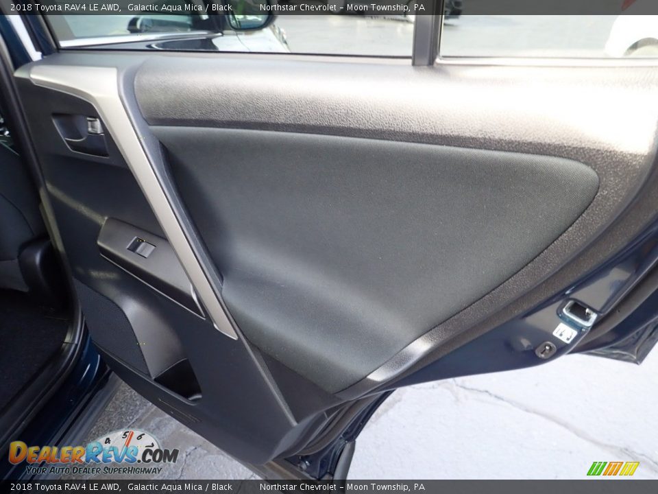 2018 Toyota RAV4 LE AWD Galactic Aqua Mica / Black Photo #19