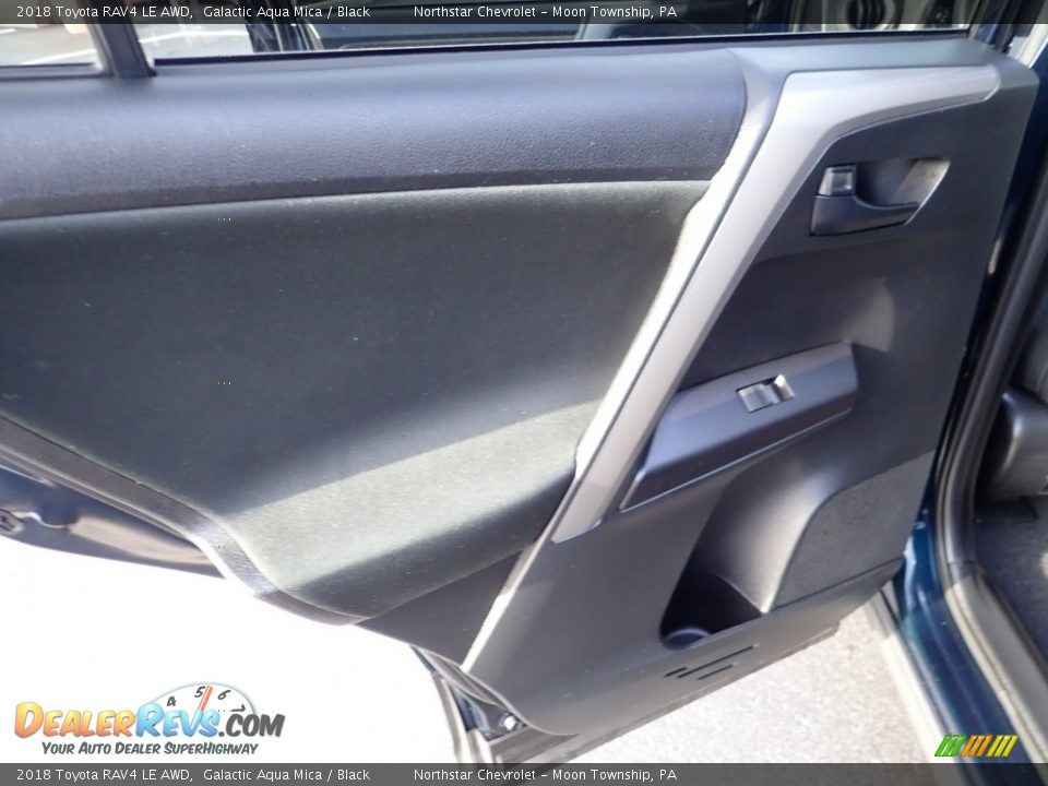 2018 Toyota RAV4 LE AWD Galactic Aqua Mica / Black Photo #23