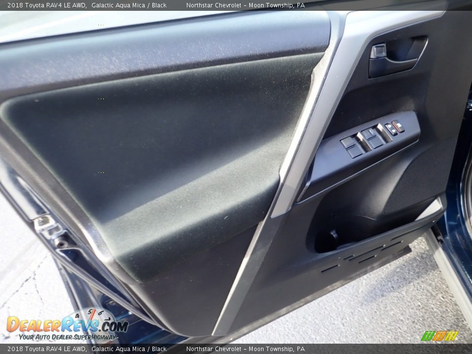 2018 Toyota RAV4 LE AWD Galactic Aqua Mica / Black Photo #24