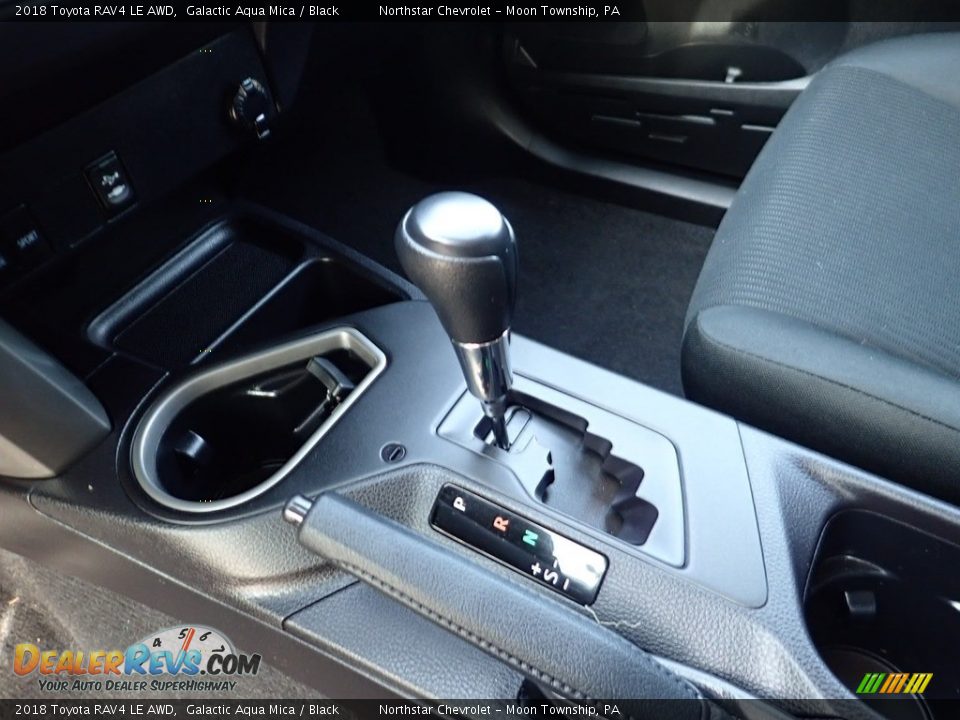 2018 Toyota RAV4 LE AWD Galactic Aqua Mica / Black Photo #25