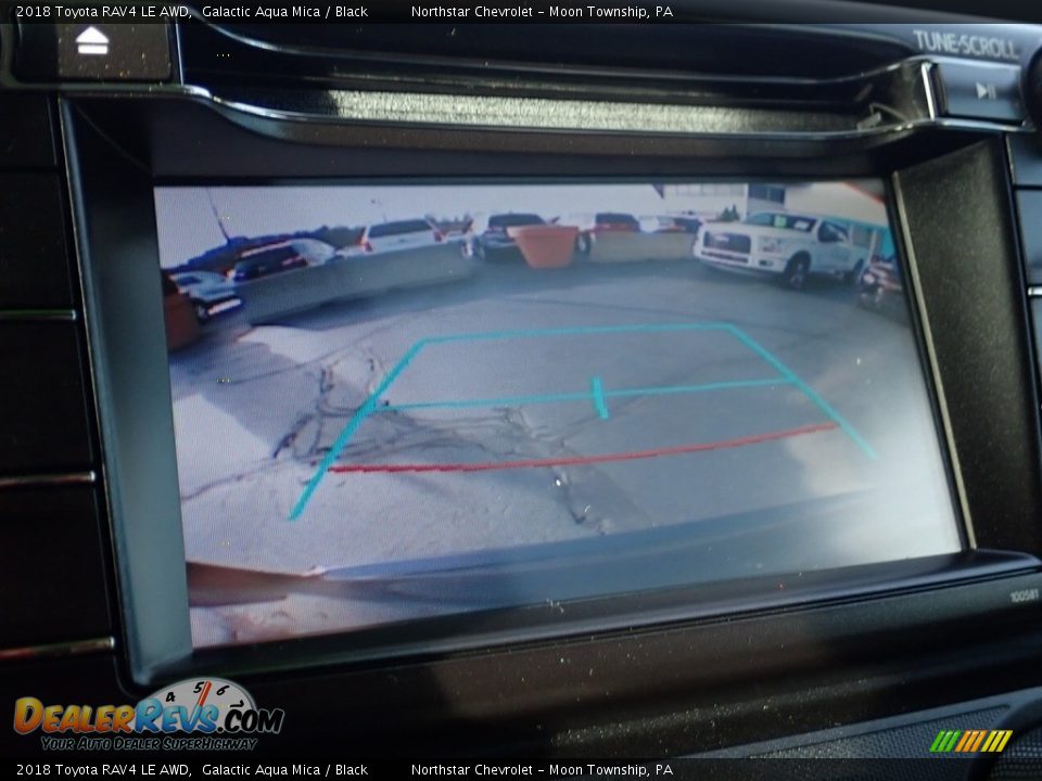 2018 Toyota RAV4 LE AWD Galactic Aqua Mica / Black Photo #30