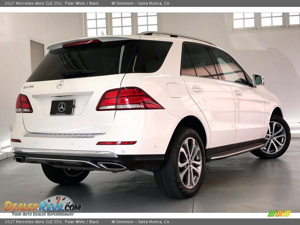 2017 Mercedes-Benz GLE 350 Polar White / Black Photo #13