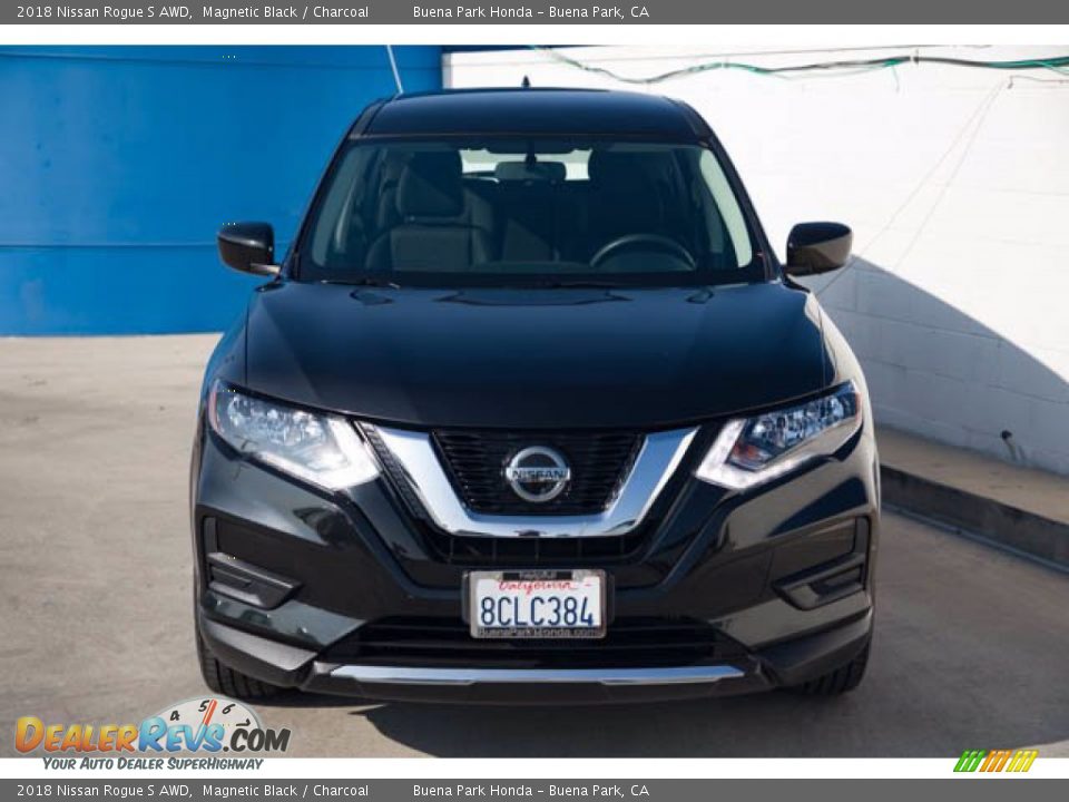 2018 Nissan Rogue S AWD Magnetic Black / Charcoal Photo #7